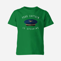 Thumbnail for Your Captain Is Speaking Designed Children T-Shirts