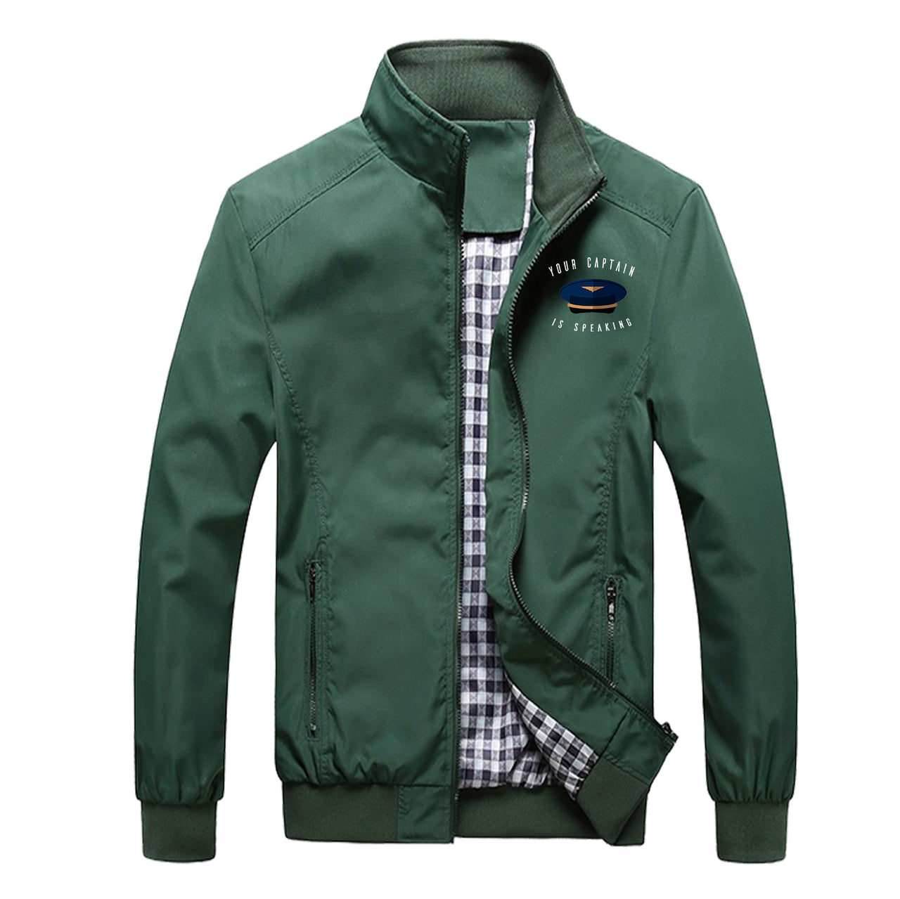 Your Captain Is Speaking Designed Stylish Jackets