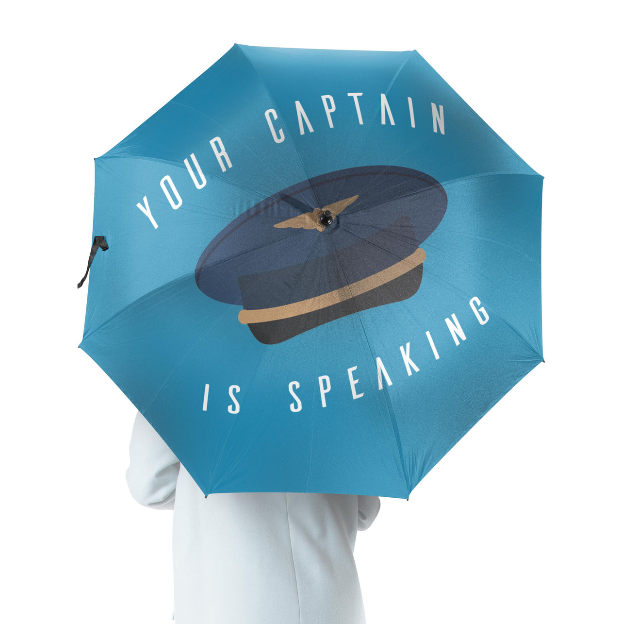 Your Captain is Speaking Designed Umbrella