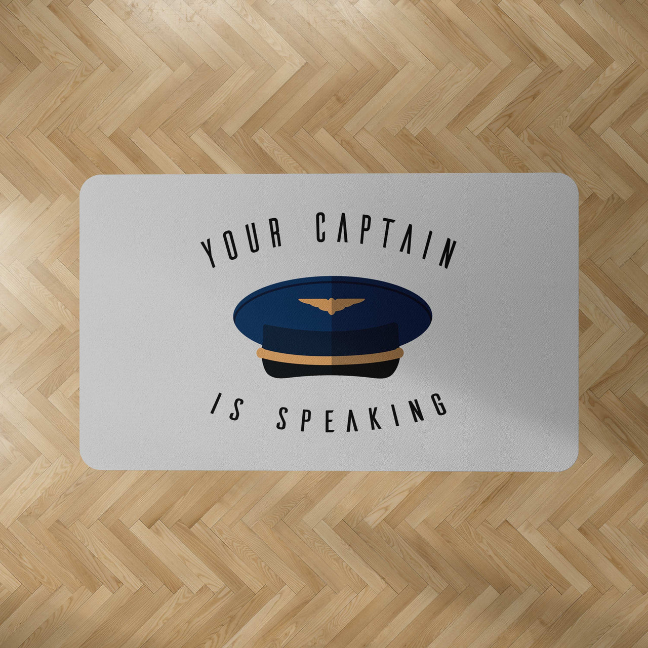Your Captain Is Speaking Designed Carpet & Floor Mats