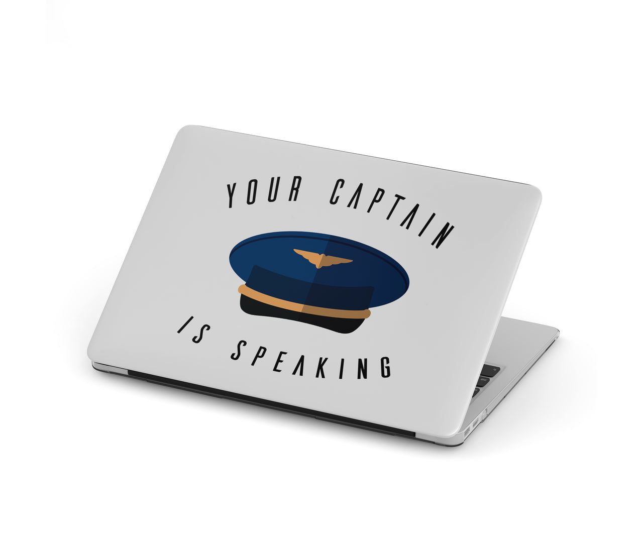 Your Captain Is Speaking Designed Macbook Cases