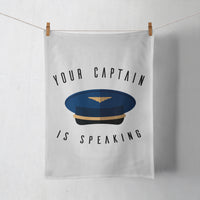 Thumbnail for Your Captain Is Speaking Designed Towels