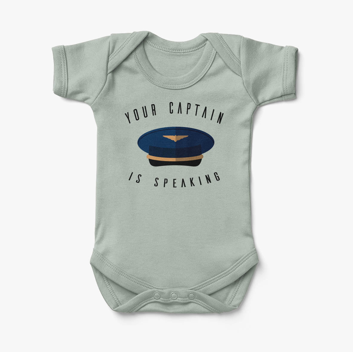 Your Captain Is Speaking Designed Baby Bodysuits