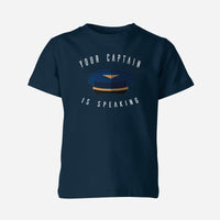 Thumbnail for Your Captain Is Speaking Designed Children T-Shirts