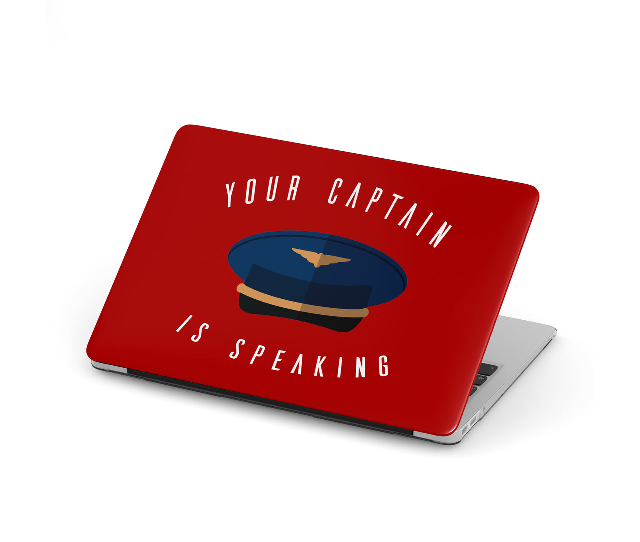 Your Captain Is Speaking Designed Macbook Cases