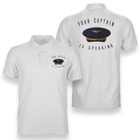Thumbnail for Your Captain Is Speaking Designed Double Side Polo T-Shirts