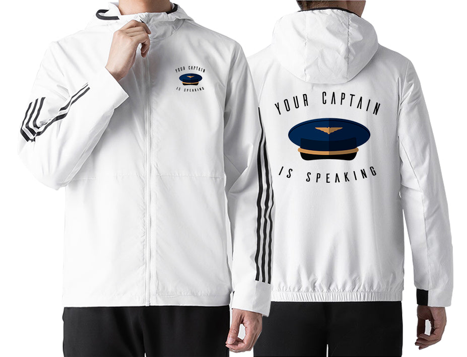 Your Captain Is Speaking Designed Sport Style Jackets