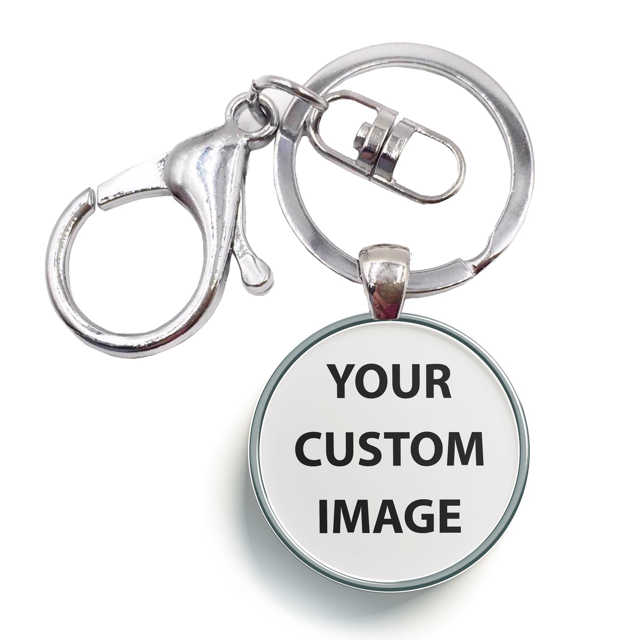 Your Custom Image Designed Circle Key Chains
