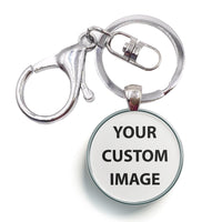 Thumbnail for Your Custom Image Designed Circle Key Chains