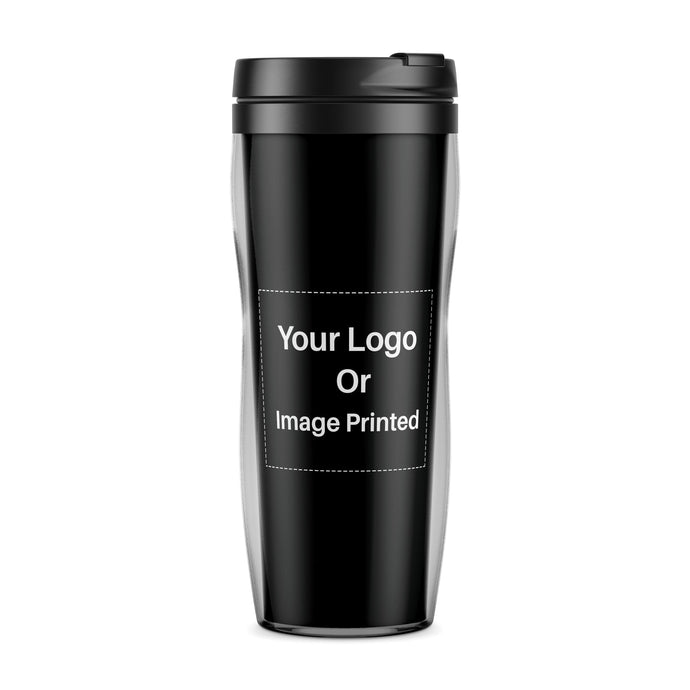 Your Custom Image & Logo Designed Plastic Travel Mugs
