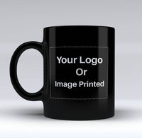 Thumbnail for Custom Design/Image/Logo Designed Black Mugs