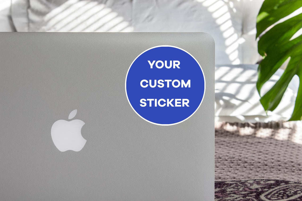 Your Custom Photo (Circle) Designed Stickers