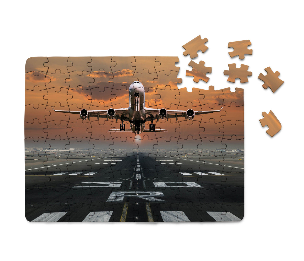 Aircraft Departing from RW30 Printed Puzzles Aviation Shop 