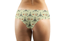 Thumbnail for Vintage Old Airplane Designed Women Panties & Shorts