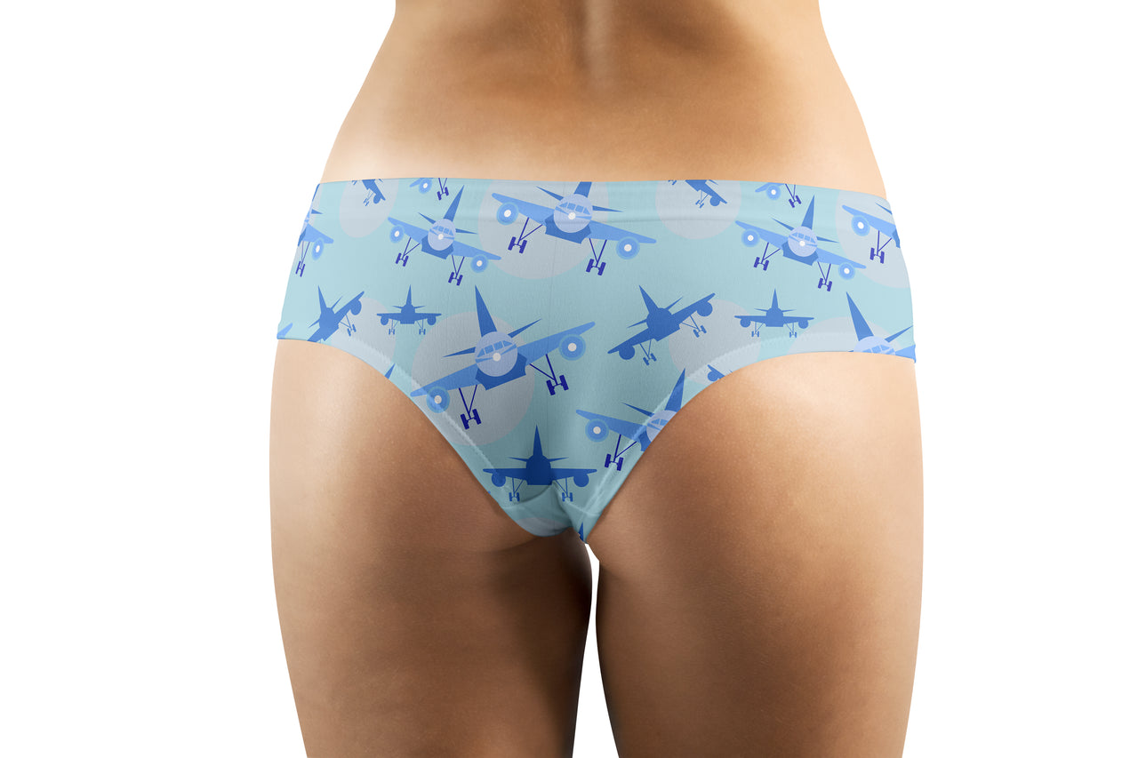 Super Funny Airplanes Designed Women Panties & Shorts