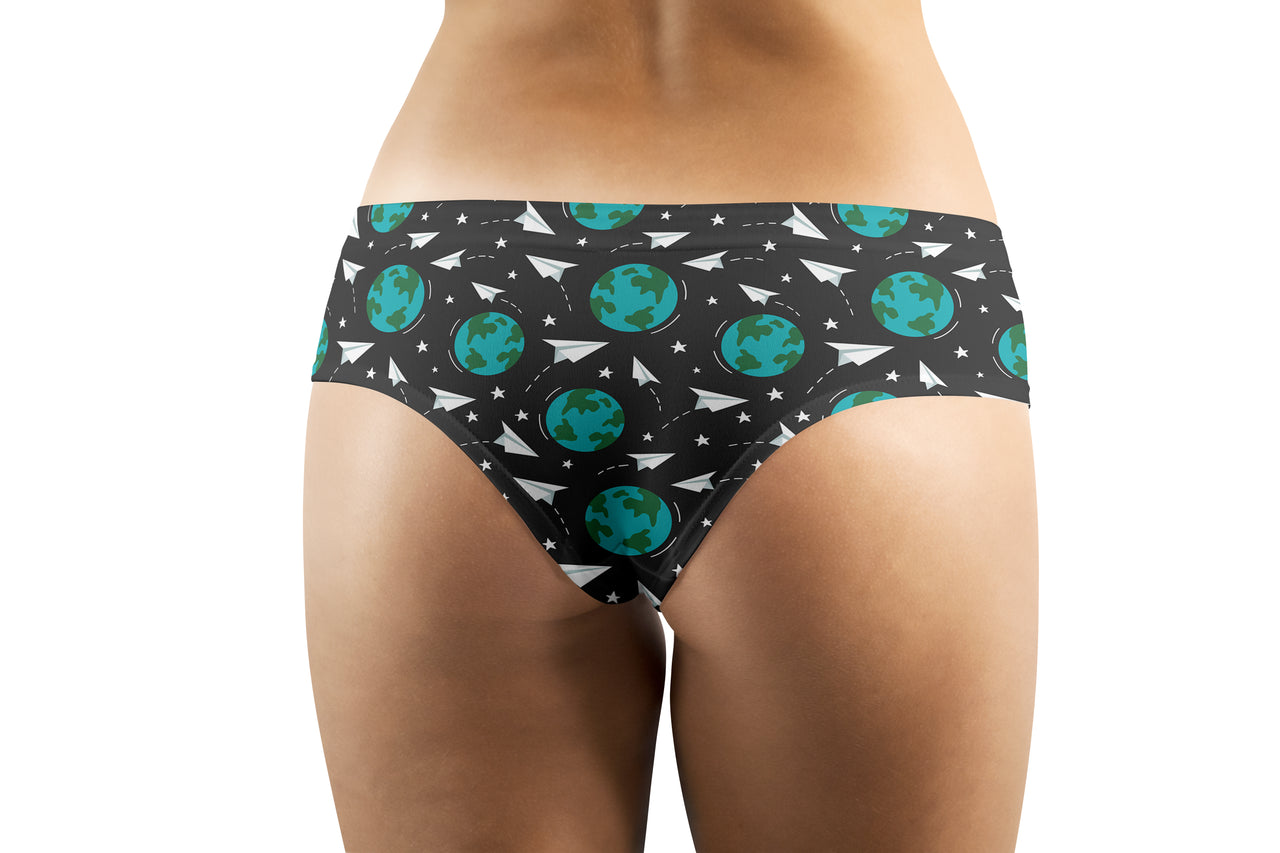 Paper Planes & Earth Designed Women Panties & Shorts