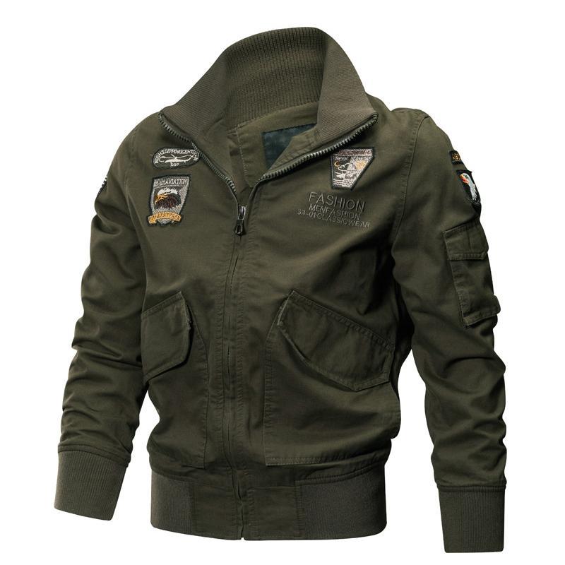 Airborne outlet bomber jacket