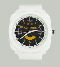 Thumbnail for Airplane Instrument Series (Altitude-Color) Rubber Strap Watches