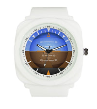 Thumbnail for Airplane Instrument Series (Gyro Horizon 2) Rubber Strap Watches