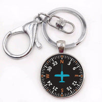 Thumbnail for Airplane Instrument Series (Heading) Key Chains