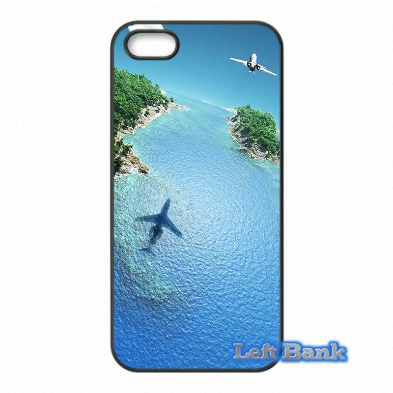Airplane Over Beautiful Scenery HTC Cases