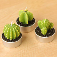 Thumbnail for Artificial Green Cactus Candle & Perfect Decoration