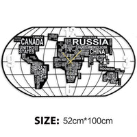Thumbnail for Super Decorative World Map Wall Clock - view 7