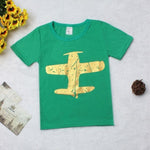 Big Airplane Shape Printed Babies and Kids T-Shirts