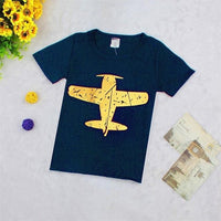 Thumbnail for Big Airplane Shape Printed Babies and Kids T-Shirts