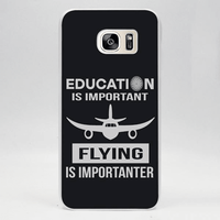 Thumbnail for Education Is Important Flying is Importanter Designed Samsung C & J Cases