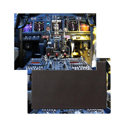 Boeing 737 Cockpit aviation themed magnet, strong neodymium core.