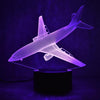 Boeing 737 Designed 3D "7 Colour" Night Lamps