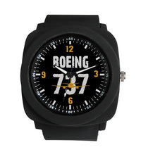 Thumbnail for Boeing 737 & Plane Designed Rubber Strap Watches