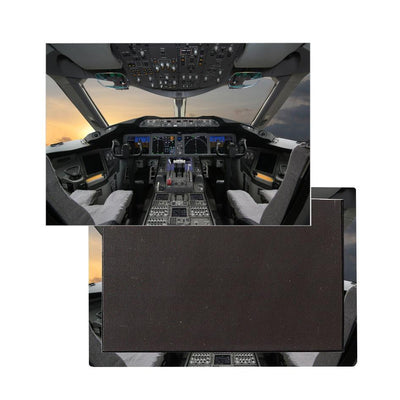 Boeing 787 Cockpit aviation themed magnet, strong neodymium core.
