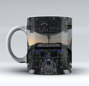 Boeing 787 Cockpit Printed Mugs