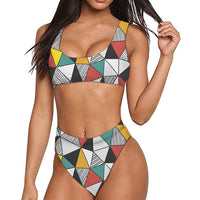 Thumbnail for Mixed Triangles Designed Women Bikini Set Swimsuit