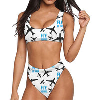 Thumbnail for Fly Be Free White Designed Women Bikini Set Swimsuit
