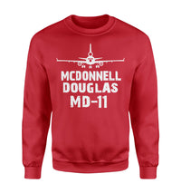Thumbnail for McDonnell Douglas MD-11 & Plane Designed Sweatshirts