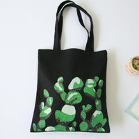 Thumbnail for Cactus Designed Canvas Women Handbags