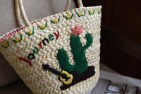 Thumbnail for Cactus Designed Shoulder & Beach Bag