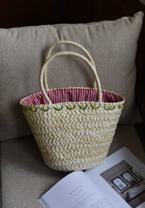 Cactus Designed Shoulder & Beach Bag