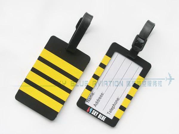 Captain's Epaulette Rubber Luggage Tag