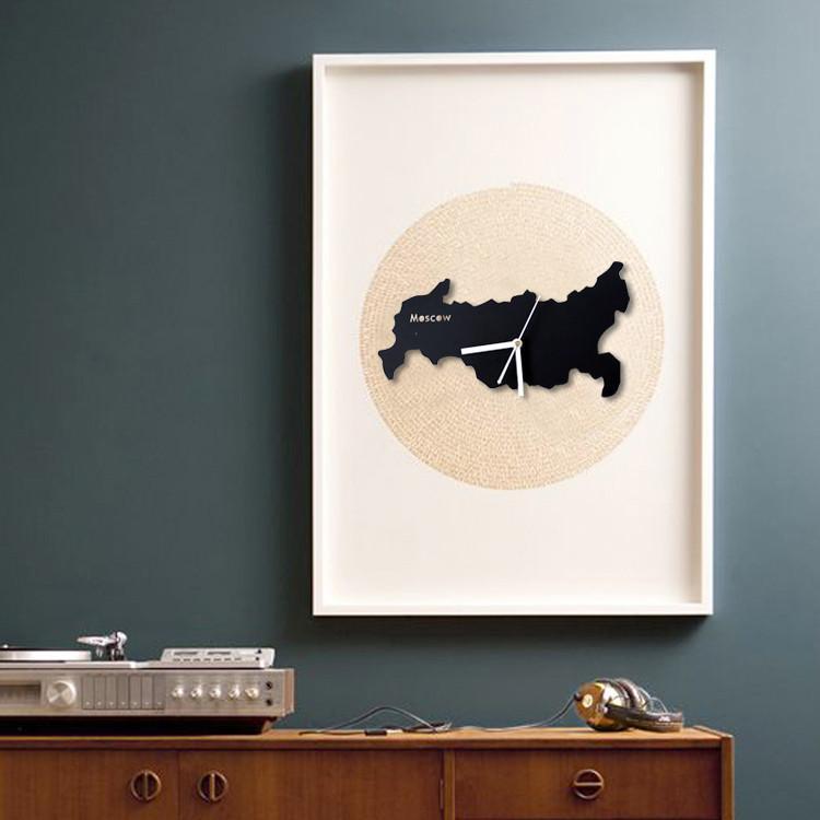 China's Map Wall Clock - view 3