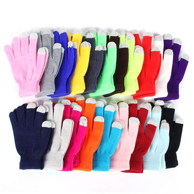 Colourful Touch-Screen Friendly Gloves