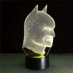 Cool Batman Designed 3D Night Lamps