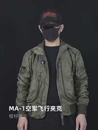 Custom Flag & Name US Air Force Bomber Jackets