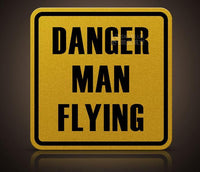 Thumbnail for Danger Man Flying Designed Sticker