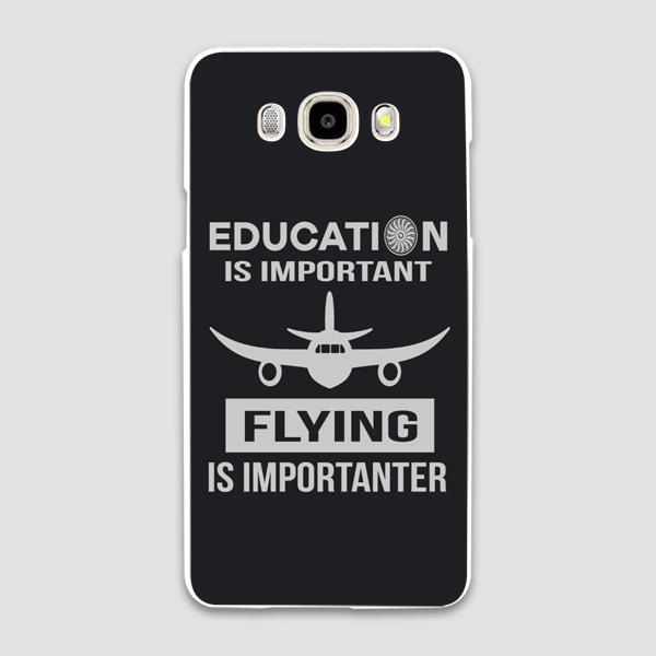 Education Is Important Flying is Importanter Designed Samsung C & J Cases