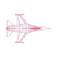 Thumbnail for F16 Fighting Falcon Designed Wall Stickers