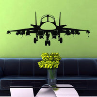 Thumbnail for Face to Face with Military Jet Designed Wall Sticker